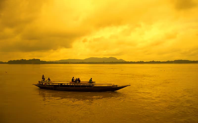 Scenic view of Guwahati's riverfront